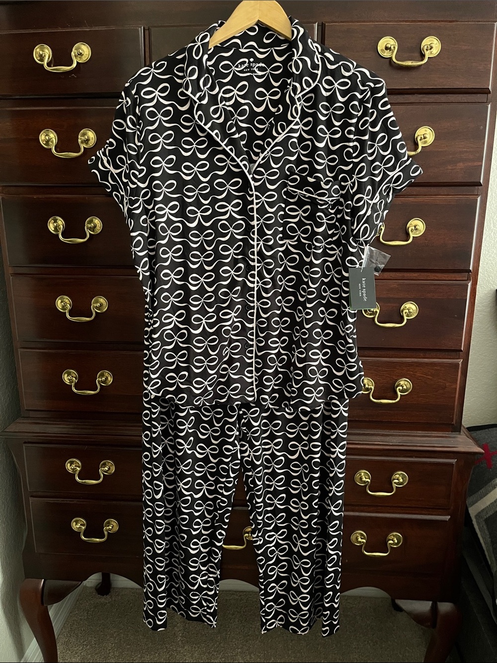 NWT Kate Spade Printed Pajama Set